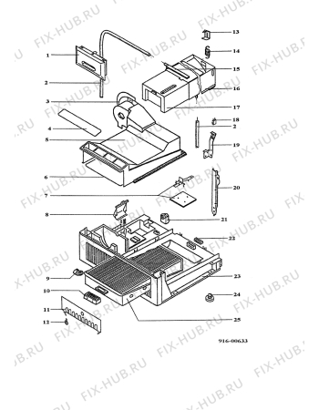 Взрыв-схема стиральной машины Electrolux EDC532E - Схема узла Dryer equipment